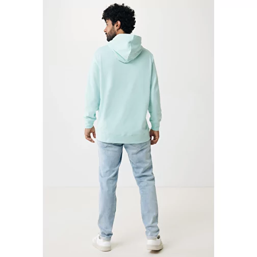 Iqoniq Yengo Hoodie avec poches latérales en rec. coton, crushed mint, Image 16