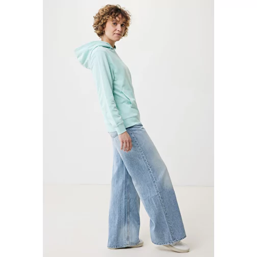 Iqoniq Yengo Hoodie avec poches latérales en rec. coton, crushed mint, Image 8