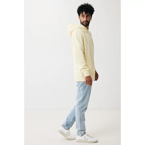 Iqoniq Yengo Hoodie avec poches latérales en rec. coton, cream yellow, Image 11