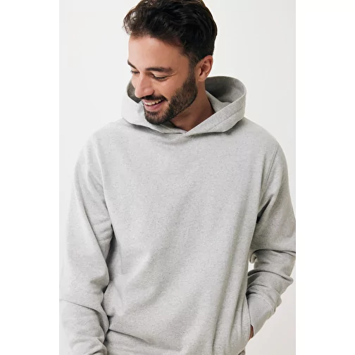 Iqoniq Yengo Hoodie avec poches latérales en rec. coton, light heather grey, Image 14