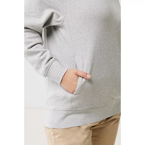 Iqoniq Yengo Hoodie avec poches latérales en rec. coton, light heather grey, Image 9