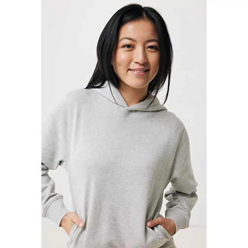 Iqoniq Yengo Hoodie avec poches latérales en rec. coton, light heather grey, Image 8