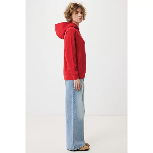 Iqoniq Yengo Hoodie avec poches latérales en rec. coton, rouge, Image 6