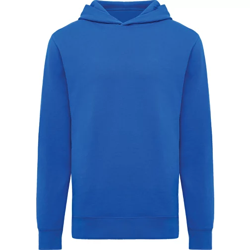 Iqoniq Yengo Hoodie avec poches latérales en rec. coton, bleu roi, Image 1
