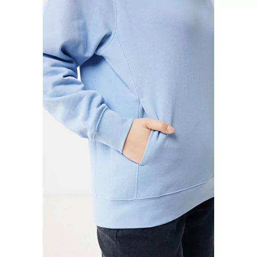 Iqoniq Yengo Hoodie avec poches latérales en rec. coton, sky blue, Image 10