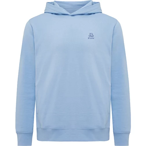 Iqoniq Yengo Hoodie avec poches latérales en rec. coton, sky blue, Image 3