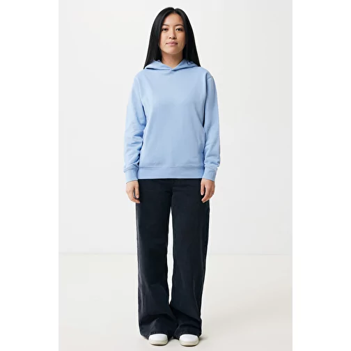 Iqoniq Yengo Hoodie avec poches latérales en rec. coton, sky blue, Image 6