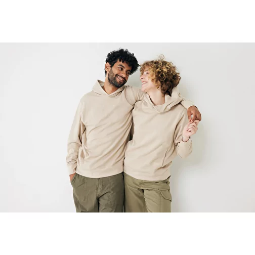 Iqoniq Yengo Hoodie avec poches latérales en rec. coton, desert, Image 13