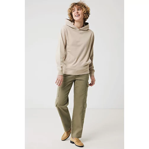 Iqoniq Yengo Hoodie avec poches latérales en rec. coton, desert, Image 15