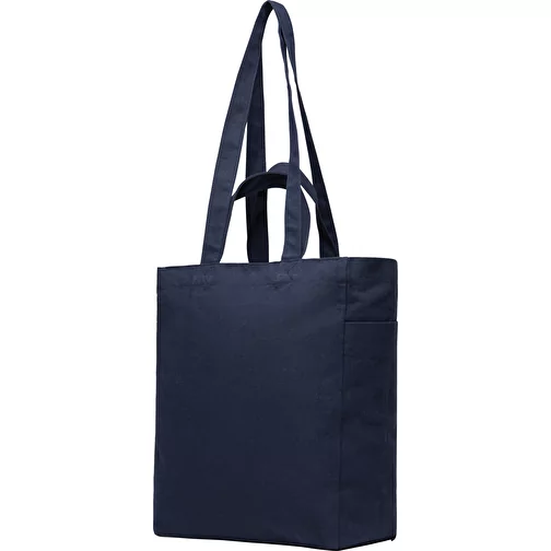 VINGA Hilo AWARET Sac à fermeture éclair en rec. toile, bleu marine, Image 1