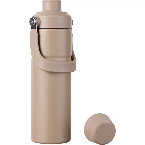VINGA Baltimore Trek RCS bouteille SS recyclée 600ml, greige, Image 4