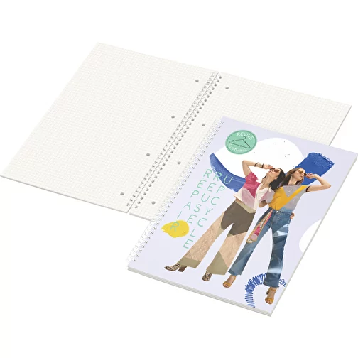 Bloc-notes Wire-O Recycling, 50 feuilles, Image 1