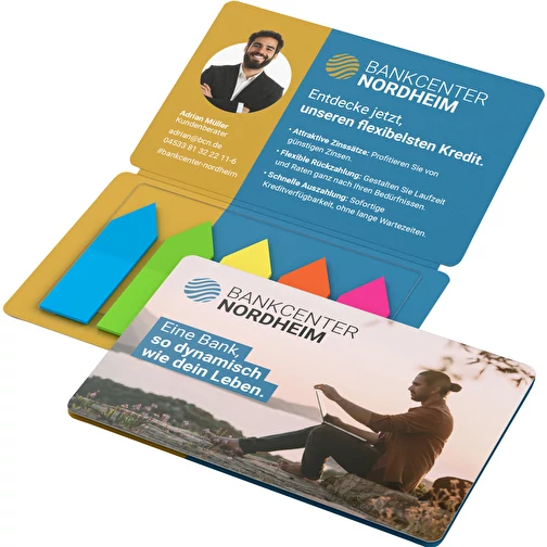 Set de marqueurs adhésifs Multi-Card marqueur film flèche Bestseller, mat-personnalisé, Image 1
