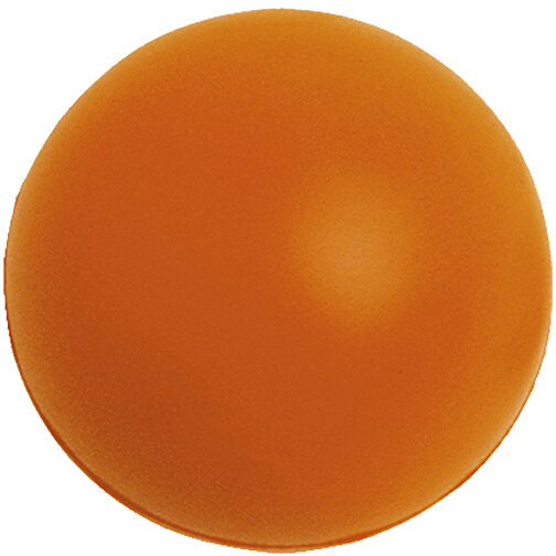 Ball , orange, Polyurethanschaum, 7,00cm x 7,00cm x 7,00cm (Länge x Höhe x Breite), Bild 1