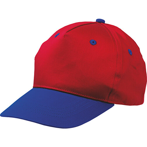 5-Panel-Cap Für Kinder CALIMERO , blau, rot, 100% Baumwolle, 1,00cm (Länge), Bild 1