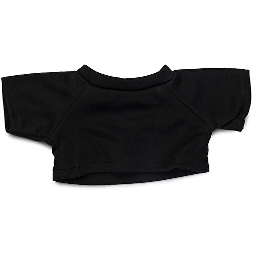 Mini-T-Shirt , schwarz, 100% Polyester, 10,00cm x 0,50cm x 19,00cm (Länge x Höhe x Breite), Bild 1