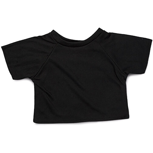 Mini-T-Shirt , schwarz, 100% Polyester, 20,00cm x 0,50cm x 32,00cm (Länge x Höhe x Breite), Bild 1