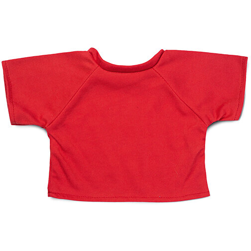 Mini-T-Shirt , rot, 100% Polyester, 20,00cm x 0,50cm x 32,00cm (Länge x Höhe x Breite), Bild 1