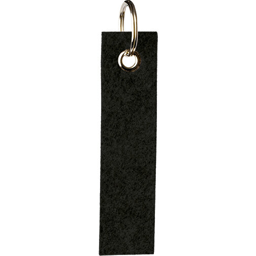 Porte-clés en feutre de polyester avec boucle Rectangle, Image 1