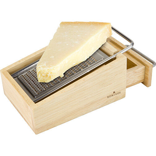 Grattugia per formaggio Parmo (Bambù, acciaio inossidabile, 650g) come  articoli-promozionali su