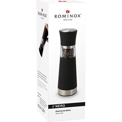 ROMINOX® Elektrisk krydderkvern // Nero, med vippesensor, Bilde 4