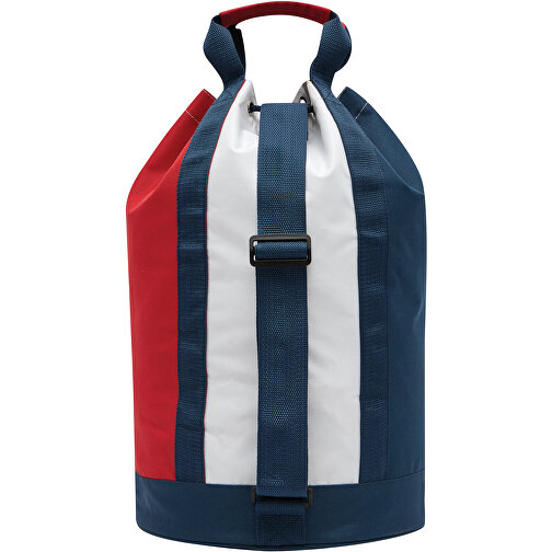 Matchsack MARINA PACK , blau, rot, weiss, 600D Polyester, 50,00cm (Höhe), Bild 3