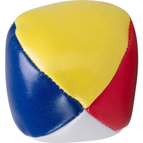 Jonglierball Mit 4 Segmenten , multicolour, Polyurethan, Kunststoff, 6,50cm x 6,50cm x 6,50cm (Länge x Höhe x Breite), Bild 1