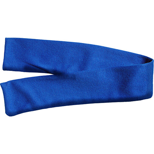 Schal , blau, 100% Polyester, 35,00cm x 0,30cm x 4,00cm (Länge x Höhe x Breite), Bild 1