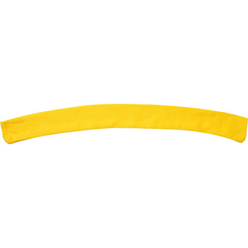 Schal , gelb, 100% Polyester, 35,00cm x 0,30cm x 4,00cm (Länge x Höhe x Breite), Bild 2