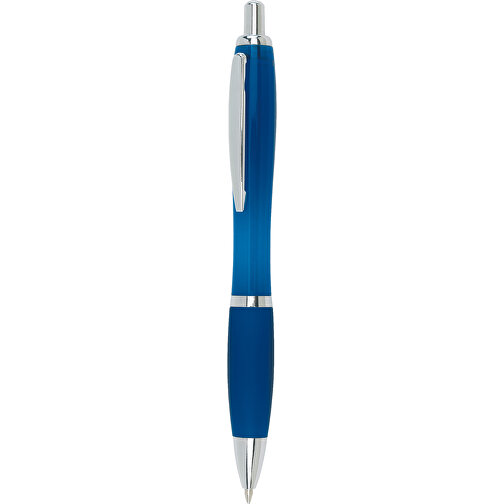 Kugelschreiber SWAY , blau, Kunststoff / Stahl, 14,00cm (Länge), Bild 1