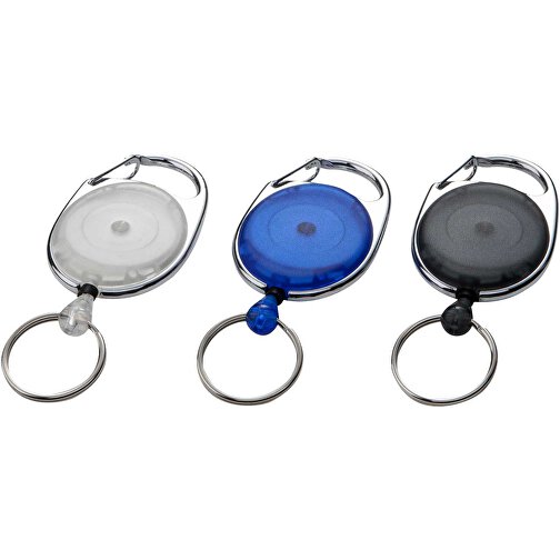 Gerlos Schlüsselkette Mit Rollerclip , blau, ABS Kunststoff, 3,50cm x 6,50cm x 1,00cm (Länge x Höhe x Breite), Bild 5