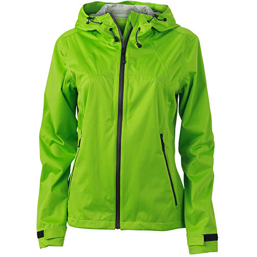 Ladies’ Outdoor Jacket , James Nicholson, spring-grün/iron-grau, 100% Polyester, L, , Bild 1