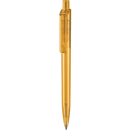 Kugelschreiber INSIDER TRANSPARENT , Ritter-Pen, mango-gelb, ABS-Kunststoff, 14,00cm (Länge), Bild 1