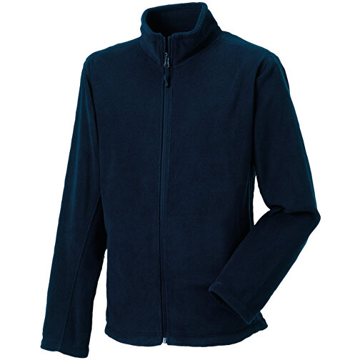 Outdoor Fleece Mit D. Reißverschluss , Russell, navy blau, 100 % Polyester, S, , Bild 1