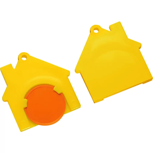 Porte-clés jeton1 € 'maison', Image 1