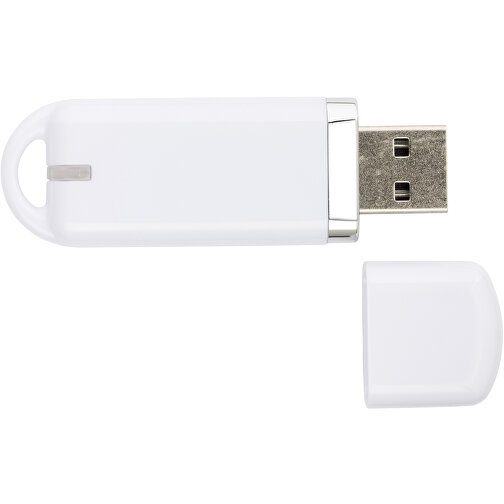 USB-Stick Focus Glänzend 2.0 4GB , Promo Effects MB , weiß MB , 4 GB , Kunststoff MB , 3 - 10 MB/s MB , , Bild 3