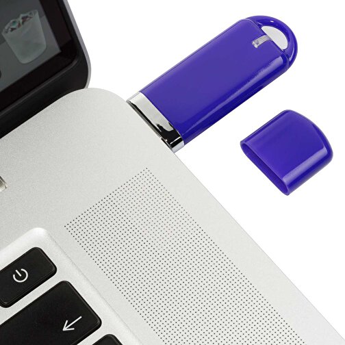 USB-Stick Focus Glänzend 2.0 16GB , Promo Effects MB , blau MB , 16 GB , Kunststoff MB , 3 - 10 MB/s MB , , Bild 4