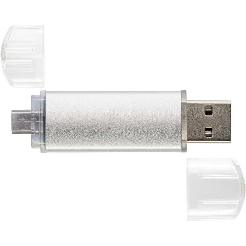 USB Stick ALU SMART 2.0 8GB , Promo Effects MB , silber MB , 8 GB , Aluminium MB , 3 - 10 MB/s MB , 3,80cm x 1,75cm (Länge x Breite), Bild 3