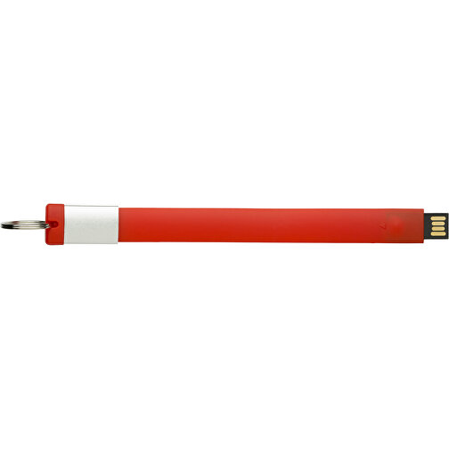 USB-Stick Schlaufe 2.0 4GB , Promo Effects MB , rot MB , 4 GB , Kunststoff MB , 3 - 10 MB/s MB , 12,10cm x 1,65cm (Länge x Breite), Bild 2