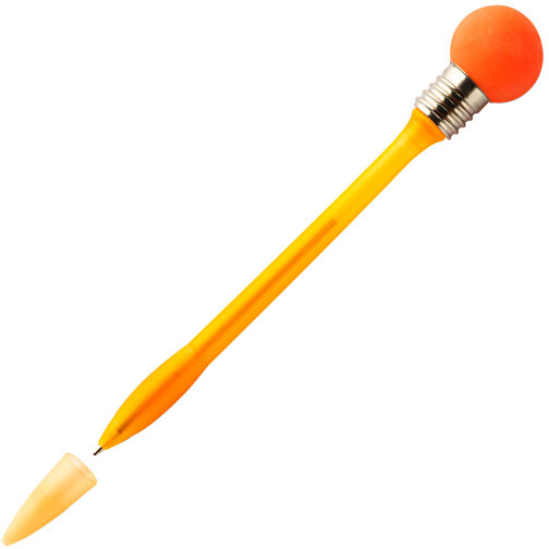 Kugelschreiber Aus Kunststoff Emma , orange, Plastik, Metall, AS, XL, 18,70cm (Höhe), Bild 2