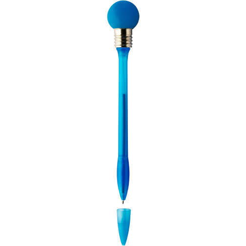 Kugelschreiber Aus Kunststoff Emma , hellblau, Plastik, Metall, AS, XL, 18,70cm (Höhe), Bild 1