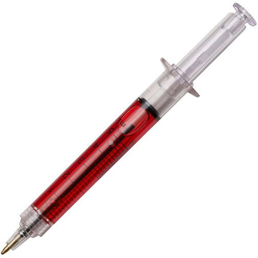 Kugelschreiber Aus Kunststoff Dr. David , rot, AS, Wachs, , Bild 2