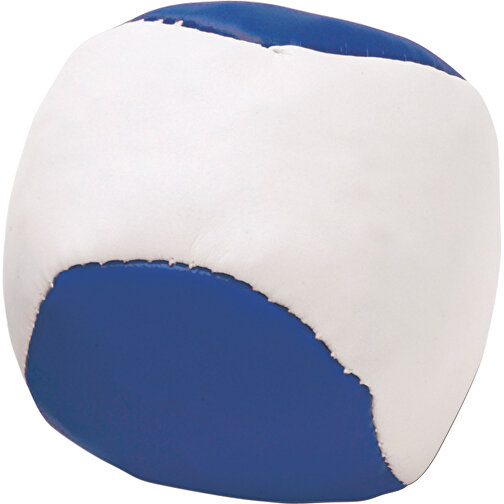 Jonglierball Aus Kunstleder Heidi , blau, Plastik, PVC, PP, 5,10cm (Breite), Bild 1