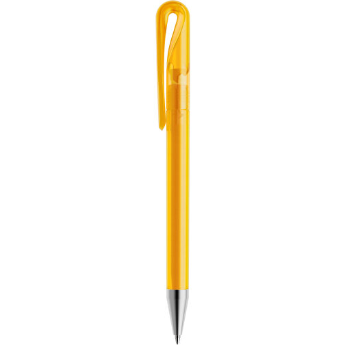 Prodir DS1 TFS Twist Kugelschreiber , Prodir, gelb, Kunststoff/Metall, 14,10cm x 1,40cm (Länge x Breite), Bild 2