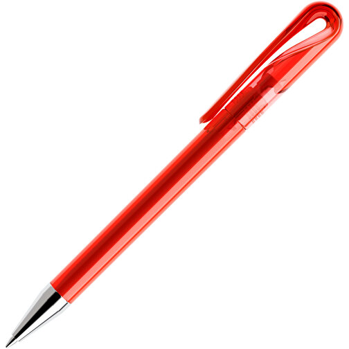 Prodir DS1 TTC Twist Kugelschreiber , Prodir, rot, Kunststoff/Metall, 14,10cm x 1,40cm (Länge x Breite), Bild 4