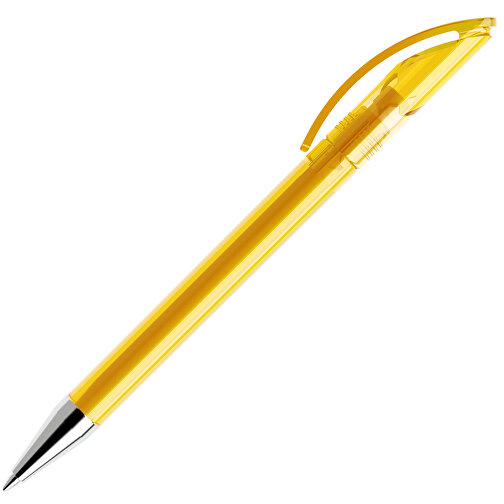 Prodir DS3 TTC Twist Kugelschreiber , Prodir, gelb, Kunststoff/Metall, 13,80cm x 1,50cm (Länge x Breite), Bild 4