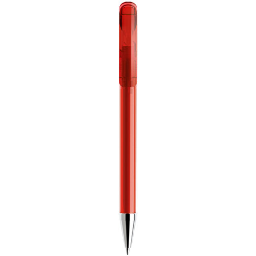 Prodir DS3 TTC Twist Kugelschreiber , Prodir, rot, Kunststoff/Metall, 13,80cm x 1,50cm (Länge x Breite), Bild 1