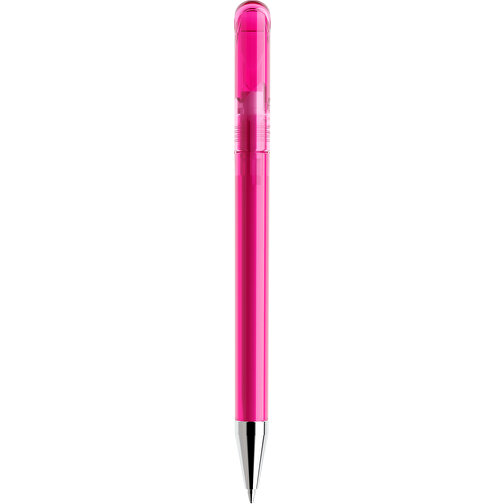 Prodir DS3 TTC Twist Kugelschreiber , Prodir, pink, Kunststoff/Metall, 13,80cm x 1,50cm (Länge x Breite), Bild 3