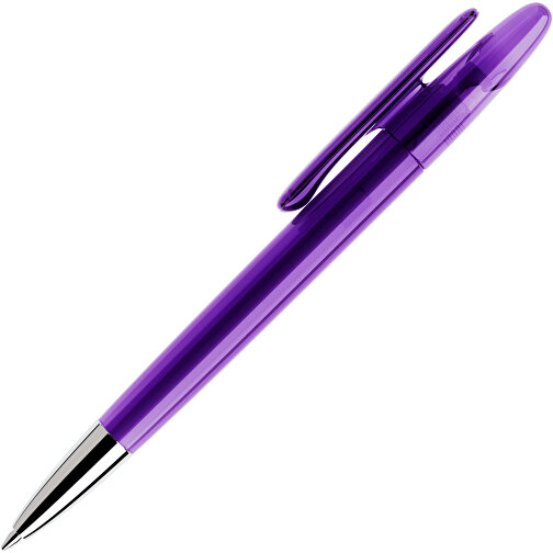 Prodir DS5 TTC Twist Kugelschreiber , Prodir, violett, Kunststoff/Metall, 14,30cm x 1,60cm (Länge x Breite), Bild 4
