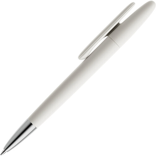 Prodir DS5 TMS Twist Kugelschreiber , Prodir, weiß, Kunststoff/Metall, 14,30cm x 1,60cm (Länge x Breite), Bild 4